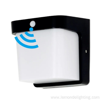 Square Outdoor Pir Motion Sensor Wall Light